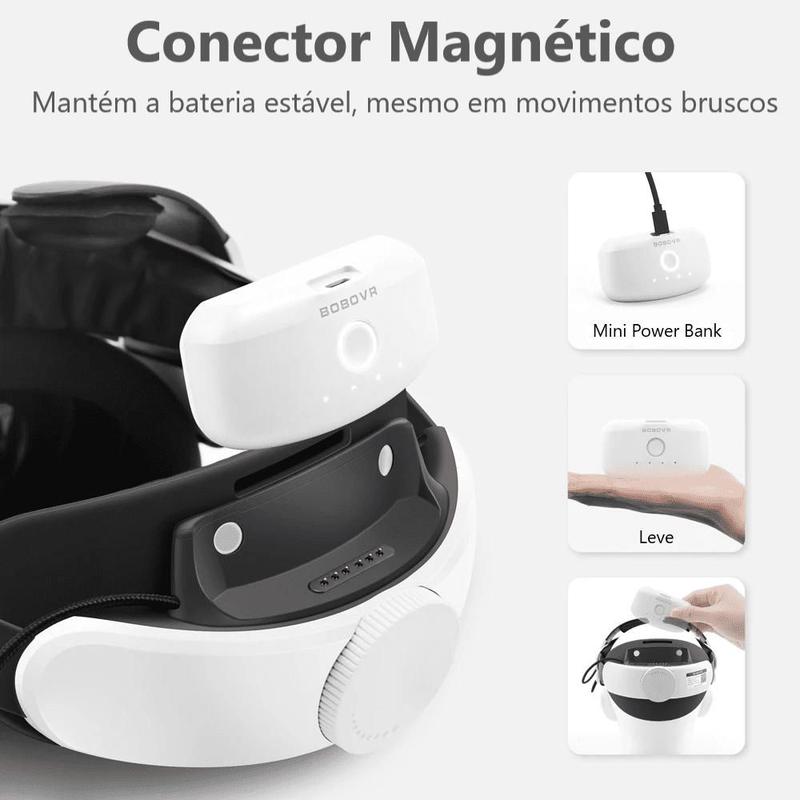  Quest 3 VRヘッドセット BOBOVR M3PRO セット Bobovr M3 Pro para Meta Quest 3 Halo Strap Bateria Conforto - BOBO